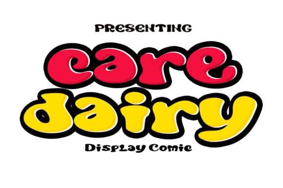 Care Dairy Font for Bold Digital Branding