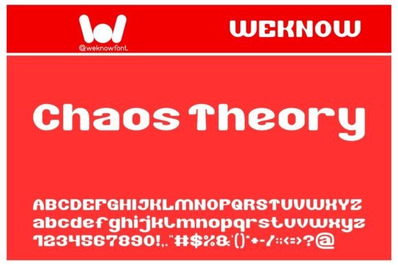 Chaos Theory Font for Branding That Stands Out
