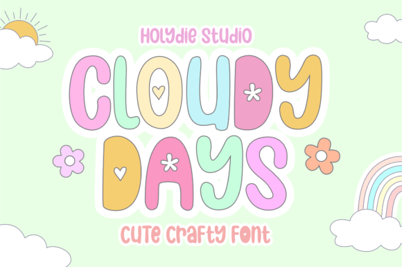 Cloudy Days Font for Editorial Design and Creative Projects
