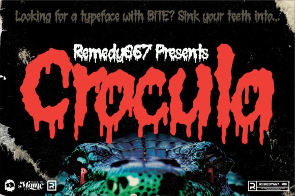 Crocula: A Spine-Chilling Display Font for Marketers
