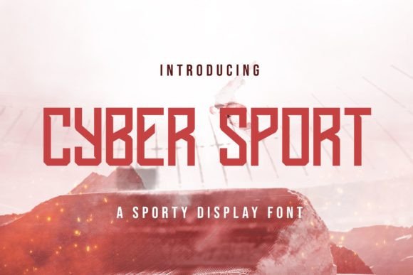 Cyber Sport Font for Dynamic Editorial Design
