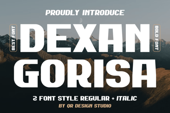 Dexan Gorisa Font for Handmade Creations