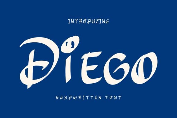 Diego: A Playful Display Font for Digital Creativity