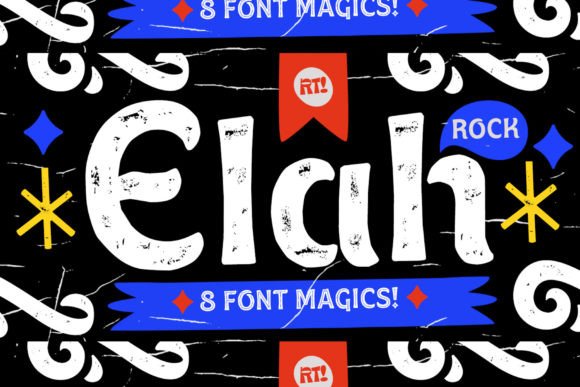 Elah Rough: A Bold Display Font for Digital Branding