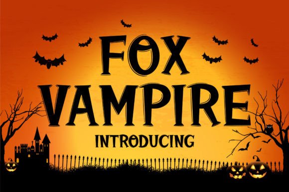 Fox Vampire Font for Editorial Design