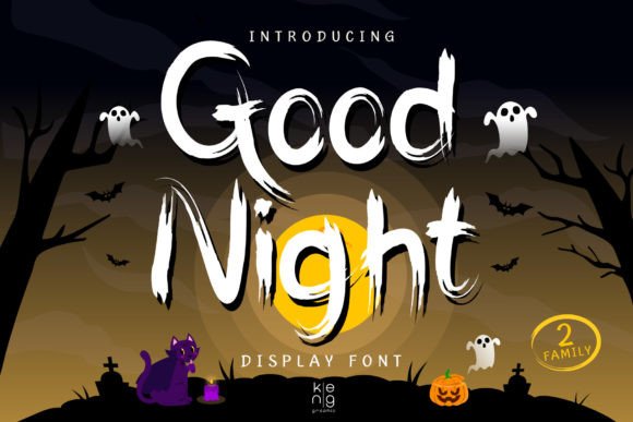 Good Night Font for Web Design