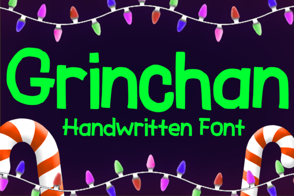 Grinchan Font for Seasonal Marketing and Creative Design