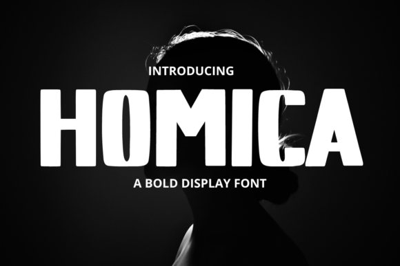 Homica: A Bold Display Font for Editorial Design
