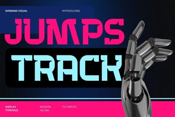 Jumps Track: A Modern Font for Professional Branding