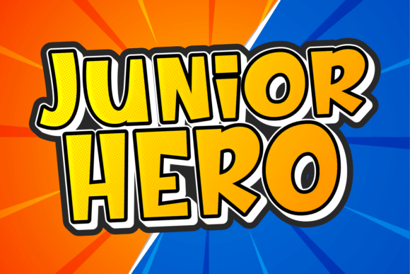 Junior Hero: The Playful Display Typeface for Handmade Brands