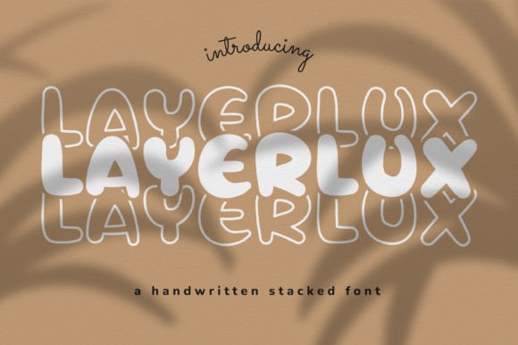 Layerlux: A Display Font That Elevates Campaign Creativity