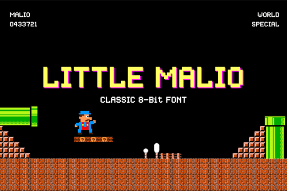 Little Malio Font: A Pixelated Touch for Handmade Creations