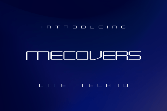 Macovers: A Tech-Inspired Font for Modern Branding