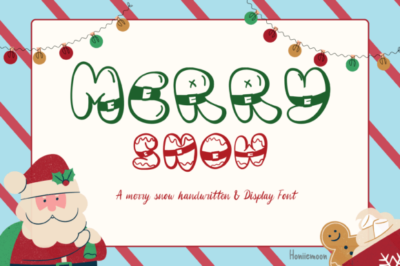 Merry Snow Font for Festive Branding