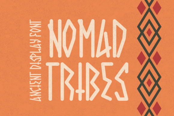 Nomad Tribes: A Bold Display Font for Creative Branding