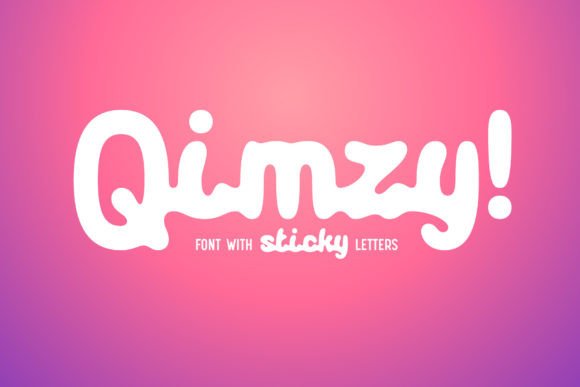 Qimzy: A Bold Display Font for Editorial Elegance