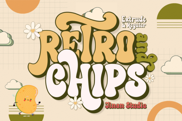 Retro and Chips Font for Modern Campaigns