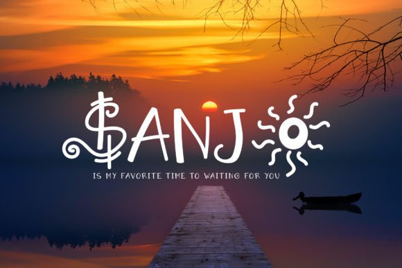 Sanjo Display Font for Web Design Projects