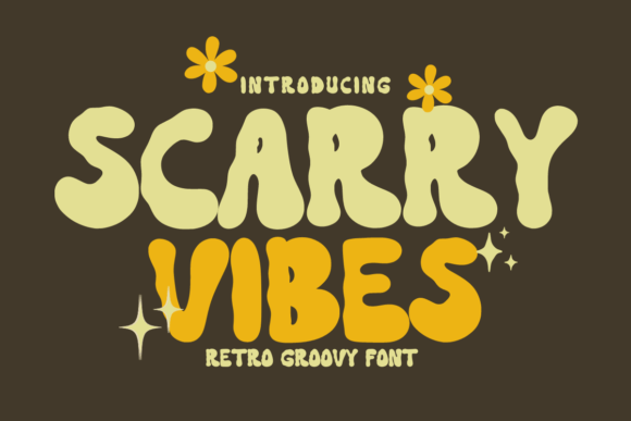 Scarry Vibes Font for Halloween Design