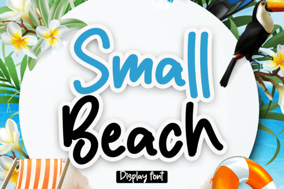 Small Beach Font for Campaign Creatives