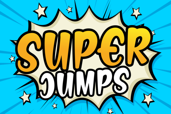 Super Jumps: A Playful Font for Polished Branding