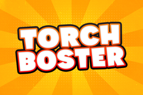Torch Boster: A Display Font for Bold Editorial Design