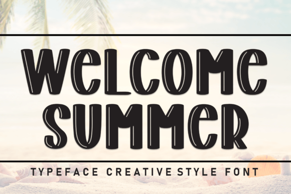 Welcome Summer: A Sweet Handwritten Typeface for Branding Projects
