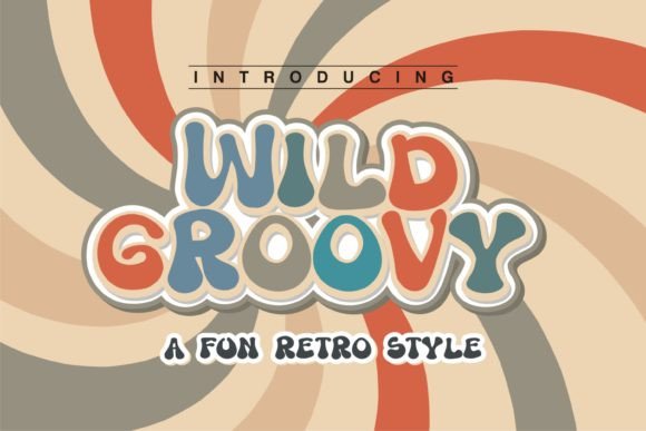 Wild Groovy: A Display Font for Bold Visual Statements