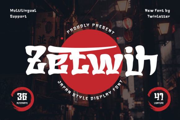 Zetwih: A Japanese-Inspired Font for Creative Makers